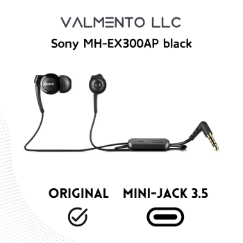 Sony MH-EX300AP – In-Ear Kopfhörer – Schwarz
